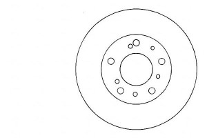 Tarcze Hamulcowe 2szt Fiat Ducato 81-94 Maxi 1.8t