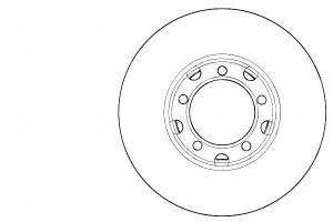 Tarcze Hamulcowe 2szt Mercedes 207-410 A.b.s.
