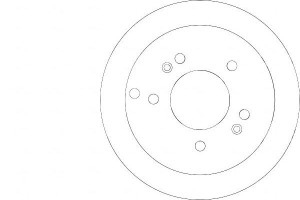 Tarcze Hamulcowe 2szt Hyundai Tucson 04-10 Tył A.b