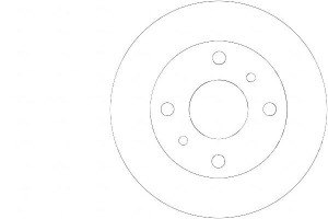 Tarcze Hamulcowe 2szt Nissan Primera 90-99 A.b.s.