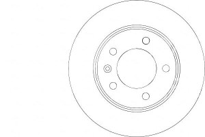 Tarcze Hamulcowe 2szt Renault Master 00-10 Tył A.b