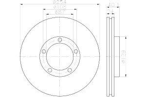 Tarcze Hamulcowe Mintex 581294a000 581294a100 Dsk2