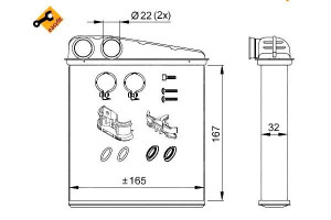 Nagrzewnica Renault Clio Iii Modus 05- Nissan Micr