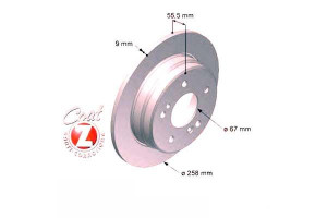 Tarcze Hamulcowe 2szt Mercedes W202 C-klasa 93-00