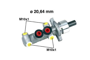 Pompa Hamulcowa Citroen Saxo 96- Metelli