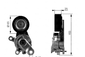 Napinacz Paska Wielorowkowego Audi A1 A3 Seat Alte