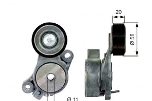 Napinacz Paska Wielorowkowego Audi A1 Seat Alhambr