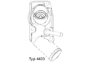 Termostat Opel 92c 2,0dti 2,2d Wahler