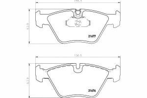 Klocki Hamulcowe Bmw Przód E39 -10 96 Textar