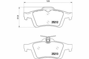 Klocki Hamulcowe Ford Tył Focus 11- C-max 10- Conn