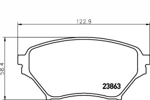 Klocki Hamulcowe Mazda Przód Mx-5 98- Textar