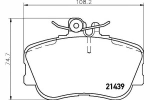 Klocki Hamulcowe Mercedes Przód W202 93-00 Textar