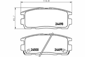 Klocki Hamulcowe Opel Tył Antara Textar