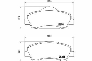 Klocki Hamulcowe Peugeot Przód 301 12- 308 13- Tex