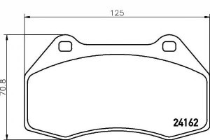 Klocki Hamulcowe Renault Przód Megane 04- 2,0 Spor