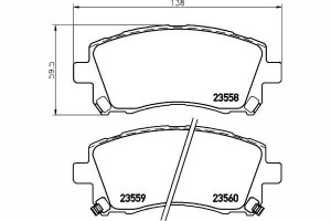 Klocki Hamulcowe Subaru Przód Impreza 00- Forester