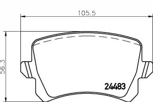 Klocki Hamulcowe Vw Tył Passat 05- 3,2 3,6 4x4 Tex