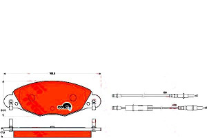 Klocki Hamulcowe Citroen Przód C5 Trw