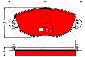 Klocki Hamulcowe Ford Przód Mondeo 1,8-3,0 00-07 D