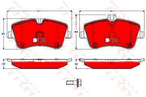 Klocki Hamulcowe Mercedes Przód W203 C209 R171 00-