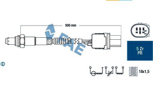 Sonda Lambda Mercedes C (a205) C (c204) C (c205) C