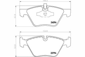 Klocki Hamulcowe Bmw Przód E87 05- Textar
