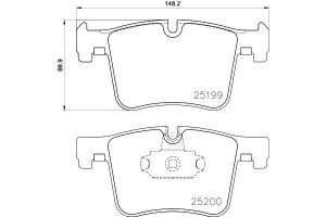 Klocki Hamulcowe Bmw Przód F25 X3 10- F30 320-335