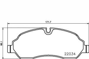 Klocki Hamulcowe Ford Przód Transit 2,2 Tdci 13- T