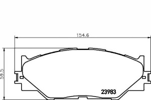 Klocki Hamulcowe Lexus Przód Is 05- Textar