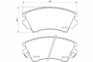 Klocki Hamulcowe Opel Przód Insignia 08- 2,0cdti T