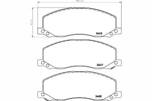 Klocki Hamulcowe Opel Przód Insignia 08- 2,8 V6 4x