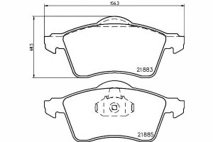 Klocki Hamulcowe Vw Przód T4 96- Textar