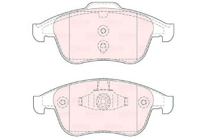 Klocki Hamulcowe Valeo 410600011r 410605055r 37707