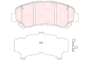 Klocki Hamulcowe Valeo D1060jd00a 5581057l50 37625