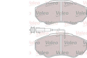 Klocki Hamulcowe Citroen Przód Jumper Valeo