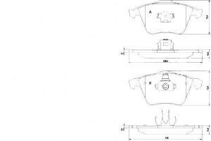 Klocki Hamulcowe Volvo S40 Ii V50 04- A.b.s.