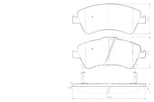 Klocki Hamulcowe Toyota Auris 07- A.b.s.