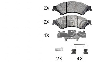 Klocki Hamulcowe Ford Ranger 11- Przód A.b.s.