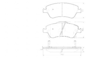 Klocki Hamulcowe Toyota Auris 07- A.b.s.
