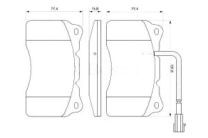 Klocki Hamulcowe Alfa Romeo 147 156 Gt 3.2 03.02-0