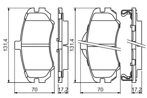 Klocki Hamulcowe Hyundai Elantra 1.6-2.0d 06.00-07