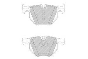 Klocki Hamulcowe Bmw Tył E60 61 03- Ferodo