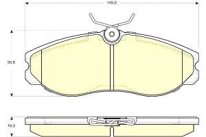 Klocki Hamulcowe Girling 410600f025 410602x825 410