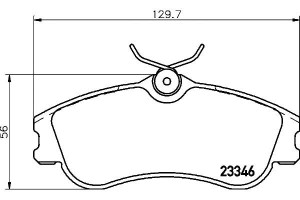 Klocki Hamulcowe Hella Pagid 425213 425378 E172073