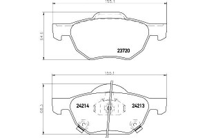 Klocki Hamulcowe Hella Pagid 45022seae01 45022seae