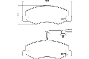 Klocki Hamulcowe Mintex 4406000q0g 4406000q0m 9551