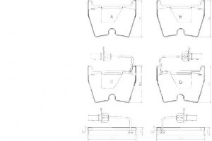 Klocki Hamulcowe Vw Phaeton 02- Z Czuj. A.b.s.