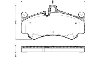 Klocki Hamulcowe Porsche 911 (997) 04-12 Przód A.b