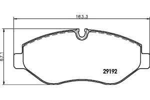 Klocki Hamulcowe Mintex 2e0698151 E B 54205220