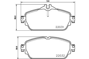 Klocki Hamulcowe Mintex 84203620 A00 355021551 8db